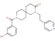 9-(3-hydroxybenzoyl)-2-(2-pyridin-4-ylethyl)-2,9-diazaspiro[5.5]undecan-3-one