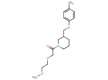 1-[(2-methoxyethoxy)acetyl]-3-[(4-methylphenoxy)methyl]piperidine