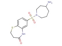 7-[(4-amino-1-azepanyl)sulfonyl]-2,3-dihydro-1,5-benzothiazepin-4(5H)-one hydrochloride