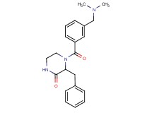3-benzyl-4-{3-[(dimethylamino)methyl]benzoyl}-2-piperazinone trifluoroacetate