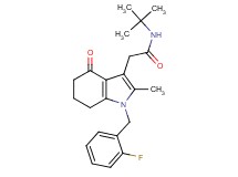 N-(tert-butyl)-2-[1-(2-fluorobenzyl)-2-methyl-4-oxo-4,5,6,7-tetrahydro-1H-indol-3-yl]acetamide