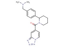 N,N-dimethyl-1-{4-[1-(tetrazolo[1,5-a]pyridin-7-ylcarbonyl)-2-piperidinyl]phenyl}methanamine