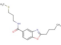 2-butyl-N-[3-(methylthio)propyl]-1,3-benzoxazole-5-carboxamide