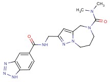 2-{[(1H-1,2,3-benzotriazol-5-ylcarbonyl)amino]methyl}-N,N-dimethyl-7,8-dihydro-4H-pyrazolo[1,5-a][1,4]diazepine-5(6H)-carboxamide