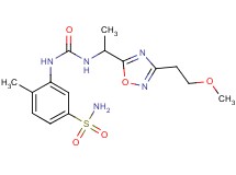 3-{[({1-[3-(2-methoxyethyl)-1,2,4-oxadiazol-5-yl]ethyl}amino)carbonyl]amino}-4-methylbenzenesulfonamide