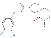 2-[(3,4-dichlorophenoxy)acetyl]-2,7-diazaspiro[4.5]decan-6-one