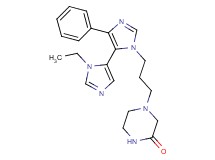 4-[3-(3'-ethyl-5-phenyl-3H,3'H-4,4'-biimidazol-3-yl)propyl]piperazin-2-one