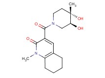 3-{[(3S*,4S*)-3,4-dihydroxy-4-methylpiperidin-1-yl]carbonyl}-1-methyl-5,6,7,8-tetrahydroquinolin-2(1H)-one