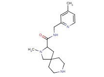 2-methyl-N-[(4-methyl-2-pyridinyl)methyl]-2,8-diazaspiro[4.5]decane-3-carboxamide dihydrochloride