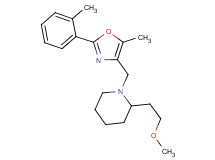 2-(2-methoxyethyl)-1-{[5-methyl-2-(2-methylphenyl)-1,3-oxazol-4-yl]methyl}piperidine