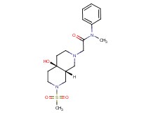 2-[(4aR*,8aR*)-4a-hydroxy-7-(methylsulfonyl)octahydro-2,7-naphthyridin-2(1H)-yl]-N-methyl-N-phenylacetamide