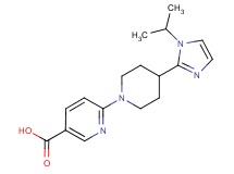 6-[4-(1-isopropyl-1H-imidazol-2-yl)-1-piperidinyl]nicotinic acid