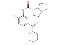 rel-(3aS,6aS)-N-[2-chloro-5-(4-morpholinylcarbonyl)phenyl]hexahydropyrrolo[3,4-b]pyrrole-1(2H)-carboxamide hydrochloride