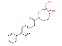 1-(biphenyl-4-ylacetyl)-4-(hydroxymethyl)azepan-4-ol