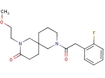 8-[(2-fluorophenyl)acetyl]-2-(2-methoxyethyl)-2,8-diazaspiro[5.5]undecan-3-one