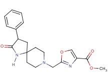 methyl 2-[(2-oxo-3-phenyl-1,8-diazaspiro[4.5]dec-8-yl)methyl]-1,3-oxazole-4-carboxylate