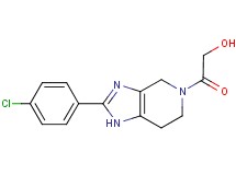 2-[2-(4-chlorophenyl)-1,4,6,7-tetrahydro-5H-imidazo[4,5-c]pyridin-5-yl]-2-oxoethanol