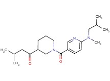 1-[1-({6-[isobutyl(methyl)amino]pyridin-3-yl}carbonyl)piperidin-3-yl]-3-methylbutan-1-one