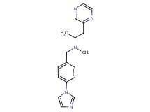 N-[4-(1H-imidazol-1-yl)benzyl]-N-methyl-1-pyrazin-2-ylpropan-2-amine
