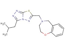 4-[(3-isobutyl[1,2,4]triazolo[3,4-b][1,3,4]thiadiazol-6-yl)methyl]-2,3,4,5-tetrahydro-1,4-benzoxazepine