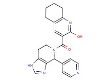 3-{[4-(4-pyridinyl)-1,4,6,7-tetrahydro-5H-imidazo[4,5-c]pyridin-5-yl]carbonyl}-5,6,7,8-tetrahydro-2-quinolinol