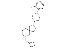 7-(cyclobutylmethyl)-2-[1-(2-fluorophenyl)-4-piperidinyl]-2,7-diazaspiro[4.5]decane