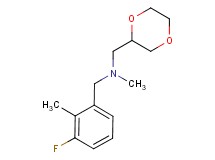 (1,4-dioxan-2-ylmethyl)(3-fluoro-2-methylbenzyl)methylamine