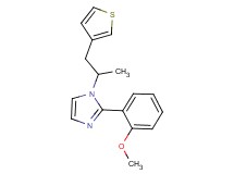 2-(2-methoxyphenyl)-1-[1-methyl-2-(3-thienyl)ethyl]-1H-imidazole