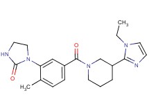 1-(5-{[3-(1-ethyl-1H-imidazol-2-yl)piperidin-1-yl]carbonyl}-2-methylphenyl)imidazolidin-2-one