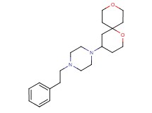 1-(1,9-dioxaspiro[5.5]undec-4-yl)-4-(2-phenylethyl)piperazine