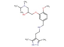 1-[5-({[2-(3,5-dimethyl-1H-pyrazol-4-yl)ethyl]amino}methyl)-2-methoxyphenoxy]-3-[isopropyl(methyl)amino]-2-propanol