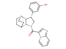 3-[(3R*,3aR*,7aR*)-1-(imidazo[1,2-a]pyridin-3-ylcarbonyl)octahydro-4,7-ethanopyrrolo[3,2-b]pyridin-3-yl]phenol