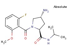 (4R)-4-amino-1-(2-fluoro-6-methoxybenzoyl)-N-isopropyl-L-prolinamide