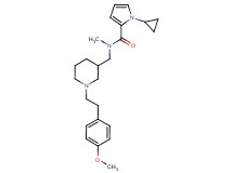 1-cyclopropyl-N-({1-[2-(4-methoxyphenyl)ethyl]piperidin-3-yl}methyl)-N-methyl-1H-pyrrole-2-carboxamide