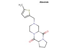 (6aR,11aR)-2-[(5-methyl-2-thienyl)methyl]octahydro-6H-pyrazino[1,2-a]pyrrolo[1,2-d]pyrazine-6,11(2H)-dione