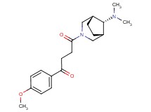 4-[(8-syn)-8-(dimethylamino)-3-azabicyclo[3.2.1]oct-3-yl]-1-(4-methoxyphenyl)-4-oxobutan-1-one