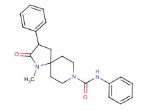 1-methyl-2-oxo-N,3-diphenyl-1,8-diazaspiro[4.5]decane-8-carboxamide