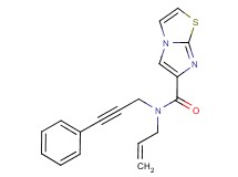 N-allyl-N-(3-phenylprop-2-yn-1-yl)imidazo[2,1-b][1,3]thiazole-6-carboxamide
