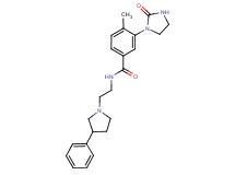 4-methyl-3-(2-oxo-1-imidazolidinyl)-N-[2-(3-phenyl-1-pyrrolidinyl)ethyl]benzamide