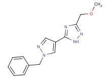 5-(1-benzyl-1H-pyrazol-4-yl)-3-(methoxymethyl)-1H-1,2,4-triazole