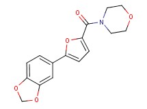 4-[5-(1,3-benzodioxol-5-yl)-2-furoyl]morpholine