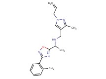 N-[(1-allyl-3-methyl-1H-pyrazol-4-yl)methyl]-1-[3-(2-methylphenyl)-1,2,4-oxadiazol-5-yl]ethanamine