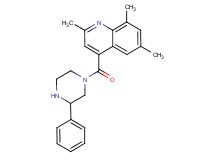 2,6,8-trimethyl-4-[(3-phenyl-1-piperazinyl)carbonyl]quinoline