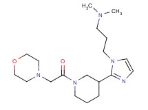 N,N-dimethyl-3-{2-[1-(4-morpholinylacetyl)-3-piperidinyl]-1H-imidazol-1-yl}-1-propanamine