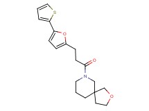 7-{3-[5-(2-thienyl)-2-furyl]propanoyl}-2-oxa-7-azaspiro[4.5]decane