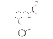 2-methoxy-N-methyl-N-({1-[2-(2-methylphenyl)ethyl]-3-piperidinyl}methyl)acetamide