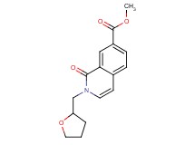 methyl 1-oxo-2-(tetrahydrofuran-2-ylmethyl)-1,2-dihydroisoquinoline-7-carboxylate