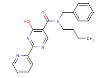 N-benzyl-N-butyl-4-hydroxy-2-pyridin-2-ylpyrimidine-5-carboxamide
