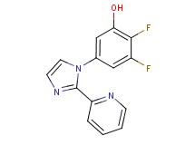 2,3-difluoro-5-(2-pyridin-2-yl-1H-imidazol-1-yl)phenol