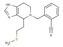 2-({4-[2-(methylthio)ethyl]-1,4,6,7-tetrahydro-5H-imidazo[4,5-c]pyridin-5-yl}methyl)benzonitrile